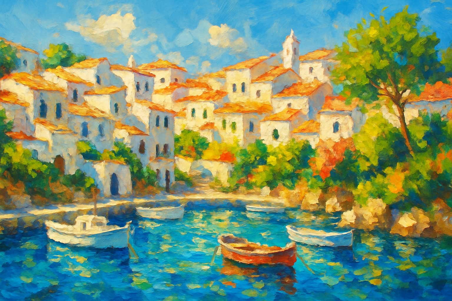 cuadro inspirado menorca