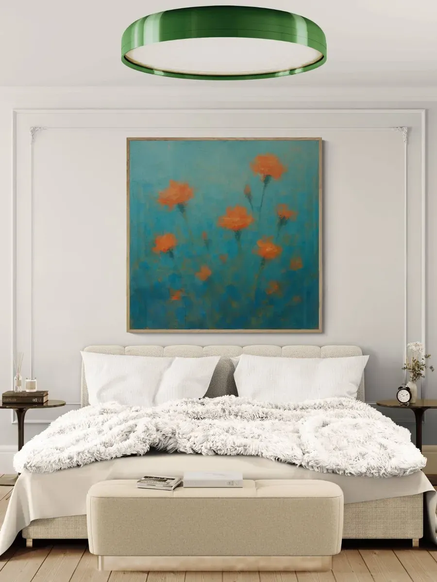 clavelitos en dormitorio