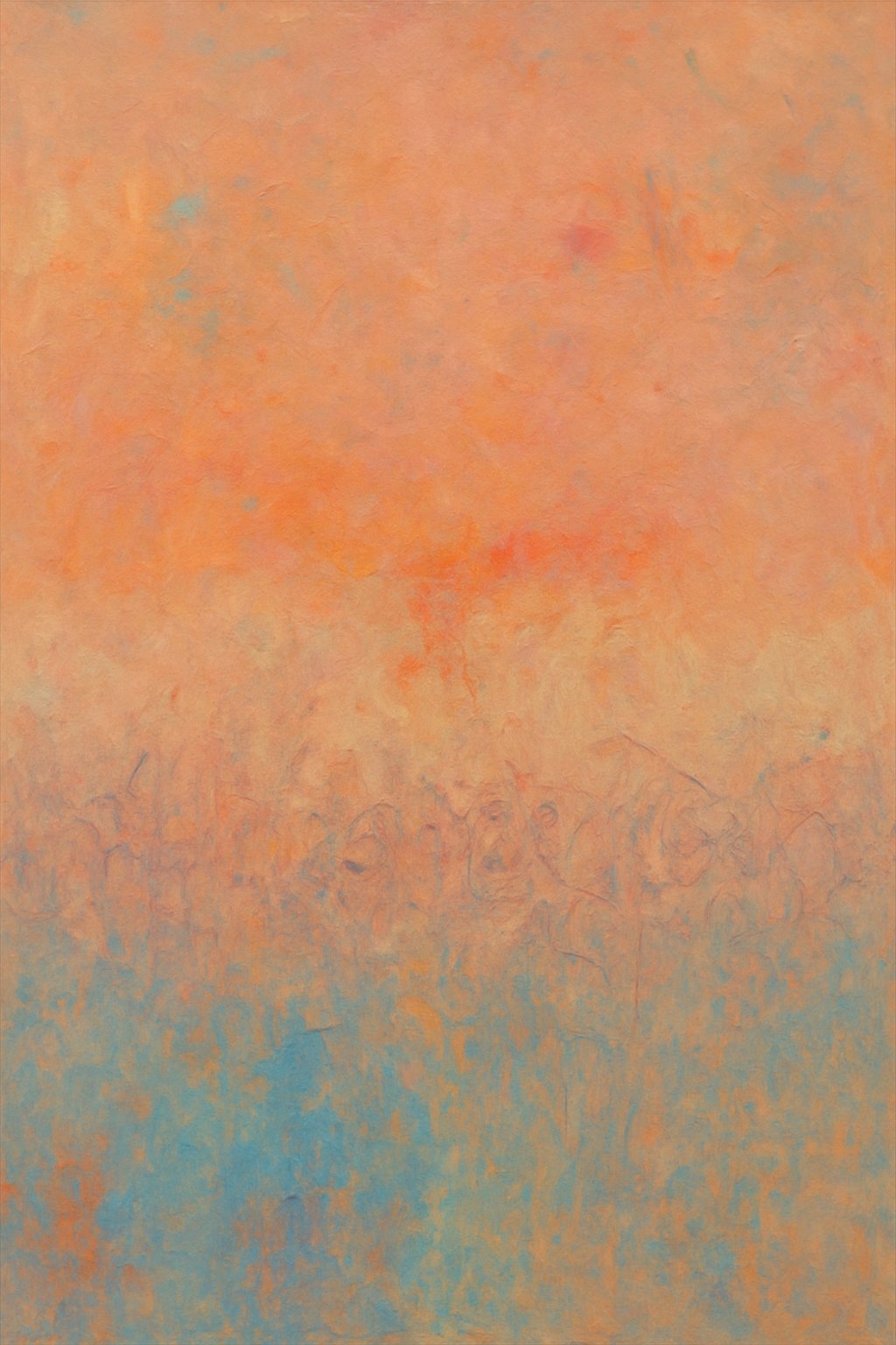 cuadro acrilico textura jardin de bruma